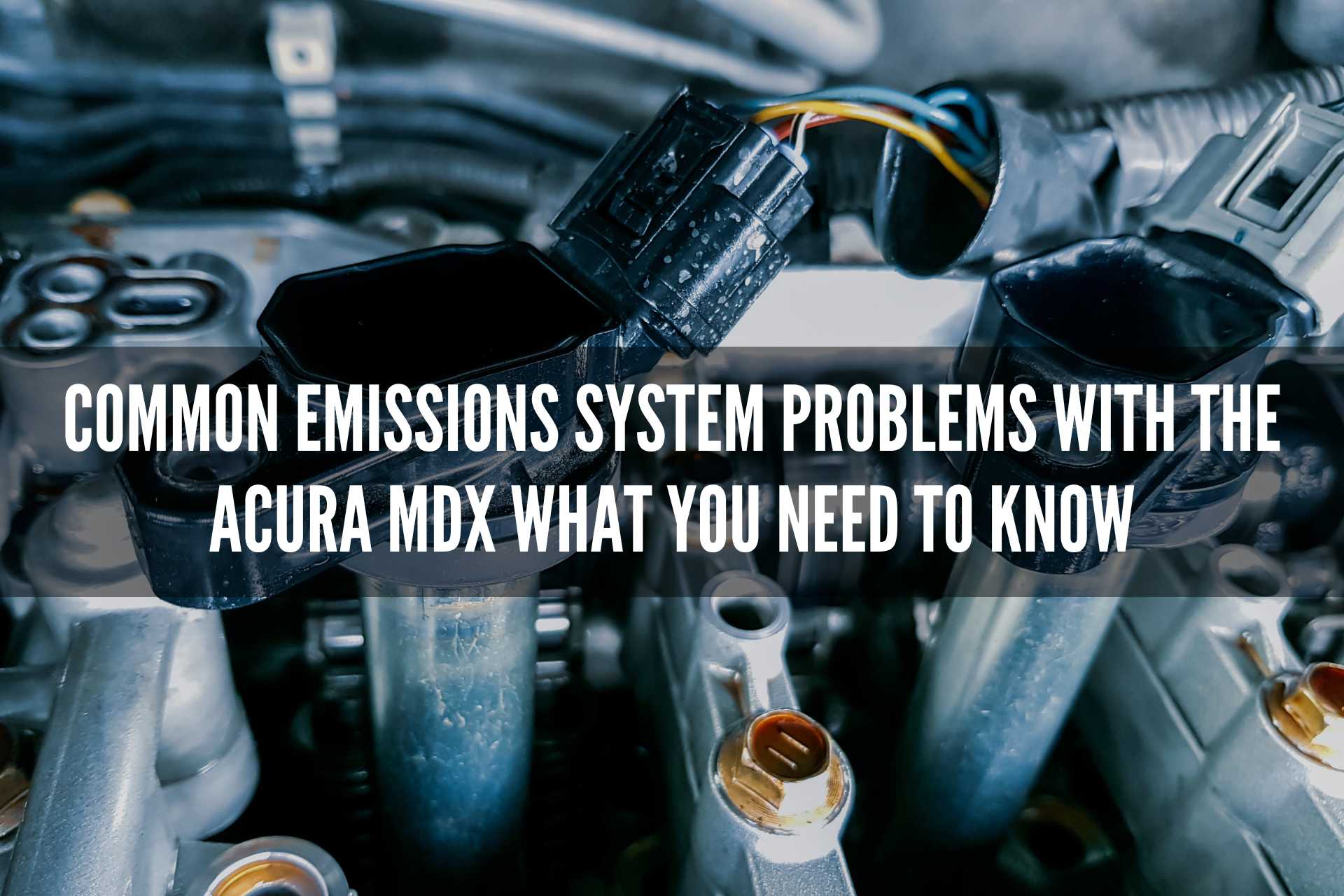 Common emissions system problems with the Acura MDX