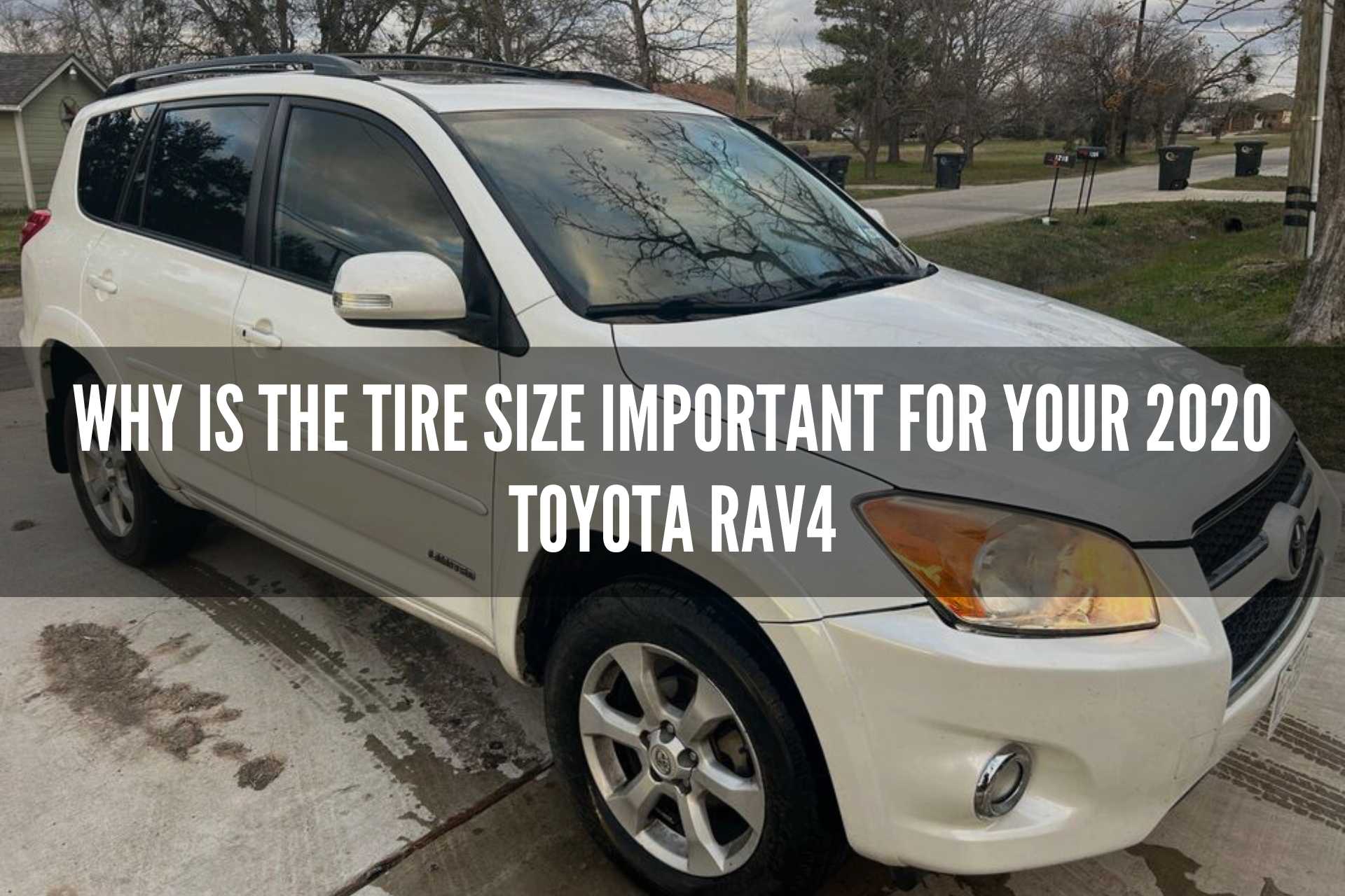 2020 Toyota RAV4 Tire Size