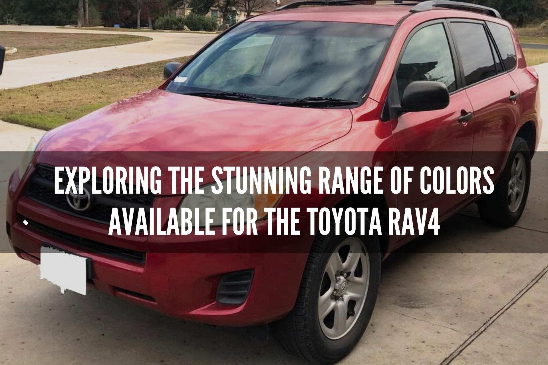 Exploring the Stunning Range of Colors Available for the Toyota RAV4